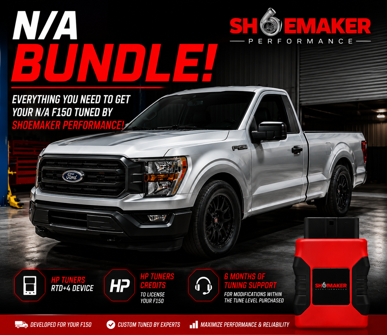 Shoemaker Performance N/A F150 Tune Package w/RTD4