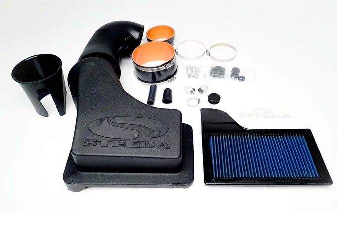 Steeda HARDCORE MaxFlow Closed Cold Air Intake (2015-2023 Mustang GT) - 555-3220